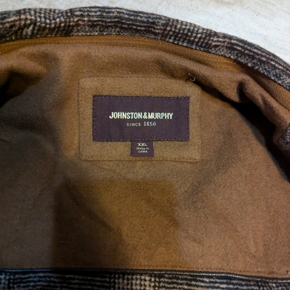 Johnston and Murphy XXL brown wool coat - Picture 7 of 14